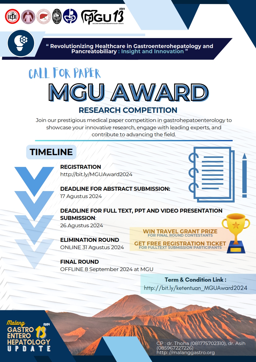 Competition The 13th Malang Gastroenterology Update (MGU)